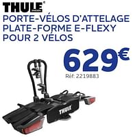 Promotions Porte-vélos d’attelage plate-forme e-flexy pour 2 vélos - Thule - Valide de 05/06/2024 à 20/08/2024 chez Auto 5