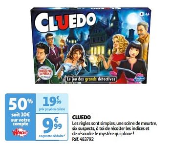 Promoties Cluedo - Huismerk - Auchan - Geldig van 11/06/2024 tot 17/06/2024 bij Auchan