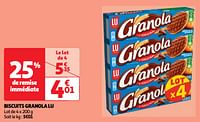 Promoties Biscuits granola lu - Lu - Geldig van 11/06/2024 tot 17/06/2024 bij Auchan