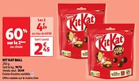 Promoties Kit kat ball - Nestlé - Geldig van 11/06/2024 tot 17/06/2024 bij Auchan