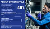 Promotions Forfait entretien vélo - Produit maison - Auto 5  - Valide de 05/06/2024 à 20/08/2024 chez Auto 5