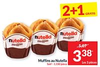 Promotions Muffins au nutella - Nutella - Valide de 11/06/2024 à 16/06/2024 chez Intermarche