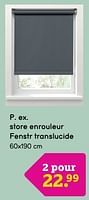 Promotions Store enrouleur fenstr translucide - Fenstr - Valide de 10/06/2024 à 23/06/2024 chez Leen Bakker