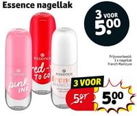 Promoties Nagellak french manicure - Essence - Geldig van 11/06/2024 tot 23/06/2024 bij Kruidvat
