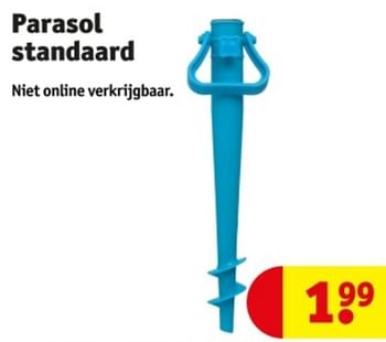 Promoties Parasol standaard - Huismerk - Kruidvat - Geldig van 11/06/2024 tot 23/06/2024 bij Kruidvat