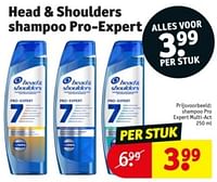 Promoties Shampoo pro expert multi-act - Head & Shoulders - Geldig van 11/06/2024 tot 23/06/2024 bij Kruidvat