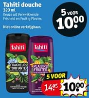 Promoties Tahiti douche - Palmolive Tahiti - Geldig van 11/06/2024 tot 23/06/2024 bij Kruidvat