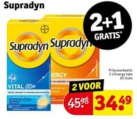 Promoties Energy tabs - Supradyn - Geldig van 11/06/2024 tot 23/06/2024 bij Kruidvat