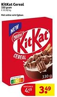 Promoties Kitkat cereal - Nestlé - Geldig van 11/06/2024 tot 23/06/2024 bij Kruidvat