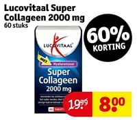 Promoties Lucovitaal super collageen 2000 mg - Lucovitaal - Geldig van 11/06/2024 tot 23/06/2024 bij Kruidvat