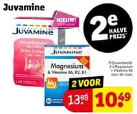 Promoties Magnesium + vitamine b6 maxi - Juvamine - Geldig van 11/06/2024 tot 23/06/2024 bij Kruidvat