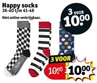 Promoties Happy socks - Huismerk - Kruidvat - Geldig van 11/06/2024 tot 23/06/2024 bij Kruidvat