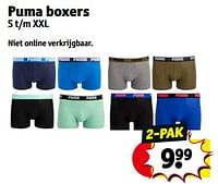 Promoties Puma boxers - Puma - Geldig van 11/06/2024 tot 23/06/2024 bij Kruidvat