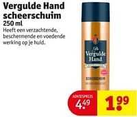 Promoties Vergulde hand scheerschuim - De Vergulde Hand - Geldig van 11/06/2024 tot 23/06/2024 bij Kruidvat
