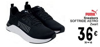 Promoties Sneakers softride astro zwart - Puma - Geldig van 11/06/2024 tot 24/06/2024 bij Cora