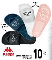 Promoties Strandslippers - Kappa - Geldig van 11/06/2024 tot 24/06/2024 bij Cora