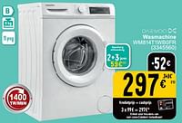 Promoties Daewoo wasmachine wm814t1wb0fr - Daewoo - Geldig van 11/06/2024 tot 24/06/2024 bij Cora