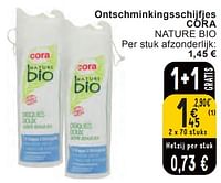 Promoties Ontschminkingsschijfjes cora nature bio - Huismerk - Cora - Geldig van 11/06/2024 tot 07/08/2024 bij Cora