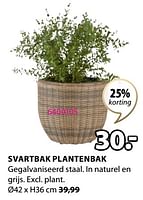 Promoties Svartbak plantenbak - Huismerk - Jysk - Geldig van 03/06/2024 tot 23/06/2024 bij Jysk