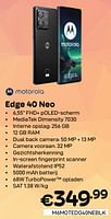 Promoties Motorola edge 40 neo - Motorola - Geldig van 01/06/2024 tot 30/06/2024 bij Compudeals