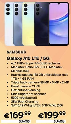 Samsung galaxy a15 lte - 5g