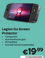 Promoties Legion go screen protector - Lenovo - Geldig van 01/06/2024 tot 30/06/2024 bij Compudeals