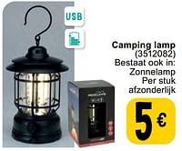 Promoties Camping lamp - Huismerk - Cora - Geldig van 11/06/2024 tot 24/06/2024 bij Cora