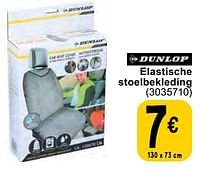 Promoties Elastische stoelbekleding - Dunlop - Geldig van 11/06/2024 tot 24/06/2024 bij Cora
