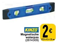 Promoties Magnetische waterpas - Kinzo - Geldig van 11/06/2024 tot 24/06/2024 bij Cora