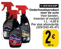 Promoties Onderhoudsproduct voor de auto - Dunlop - Geldig van 11/06/2024 tot 24/06/2024 bij Cora