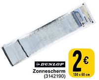 Promoties Zonnescherm - Dunlop - Geldig van 11/06/2024 tot 24/06/2024 bij Cora