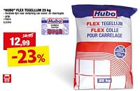 Promoties Hubo flex tegellijm - Huismerk - Hubo  - Geldig van 12/06/2024 tot 23/06/2024 bij Hubo