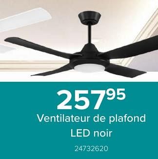 Promotions Eglo ventilateur de plafond led noir - Eglo - Valide de 10/06/2024 à 31/08/2024 chez Euro Shop