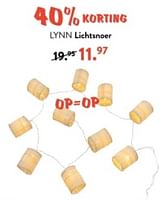 Promoties Lynn lichtsnoer - Huismerk - Casa - Geldig van 10/06/2024 tot 30/06/2024 bij Casa