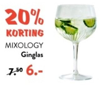 Promoties Mixology ginglas - Huismerk - Casa - Geldig van 10/06/2024 tot 30/06/2024 bij Casa