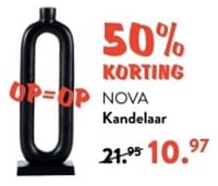 Promoties Nova kandelaar - Huismerk - Casa - Geldig van 10/06/2024 tot 30/06/2024 bij Casa