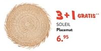 Promoties Soleil placemat - Huismerk - Casa - Geldig van 10/06/2024 tot 30/06/2024 bij Casa