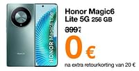 Promoties Honor magic6 lite 5g 256 gb - Honor - Geldig van 04/06/2024 tot 30/06/2024 bij Orange
