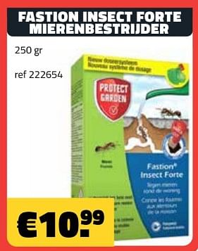 Promoties Fastion insect forte mierenbestrijder - Protect Garden - Geldig van 03/06/2024 tot 30/06/2024 bij Bouwcenter Frans Vlaeminck