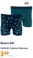 Promotions Boxers ziki - Ziki - Valide de 12/06/2024 à 18/06/2024 chez Action
