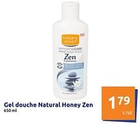 Promotions Gel douche natural honey zen - Natural Honey - Valide de 12/06/2024 à 18/06/2024 chez Action