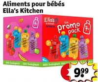 Promotions Aliments pour bébés ella`s kitchen - Ella’s kitchen - Valide de 11/06/2024 à 23/06/2024 chez Kruidvat