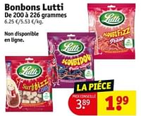 Promotions Bonbons lutti - Lutti - Valide de 11/06/2024 à 23/06/2024 chez Kruidvat