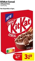Promotions Kitkat cereal - Nestlé - Valide de 11/06/2024 à 23/06/2024 chez Kruidvat