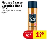 Promotions Mousse à raser vergulde hand - De Vergulde Hand - Valide de 11/06/2024 à 23/06/2024 chez Kruidvat