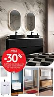 Promotions -30% sur tous les meubles de salle de bains à partir de €100 d`achat - Produit maison - Brico - Valide de 12/06/2024 à 24/06/2024 chez Brico