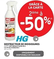 Promotions Destructeur de moisissures - HG - Valide de 12/06/2024 à 24/06/2024 chez Brico