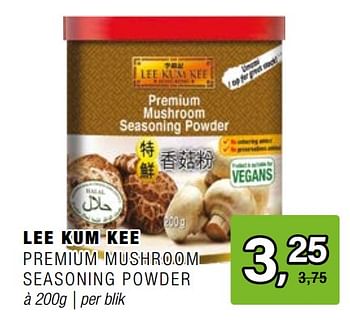 Promoties Lee kum kee premium mushroom seasoning powder - Lee Kum Kee - Geldig van 05/06/2024 tot 25/06/2024 bij Amazing Oriental