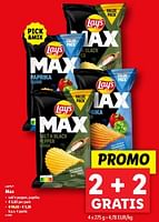 Promoties Lay‘s max - Lay's - Geldig van 19/06/2024 tot 25/06/2024 bij Lidl