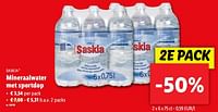 Promoties Mineraalwater met sportdop - Saskia - Geldig van 19/06/2024 tot 25/06/2024 bij Lidl